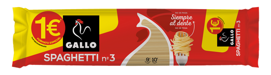 Spaguetti nº3  Gallo 400g La Despensa