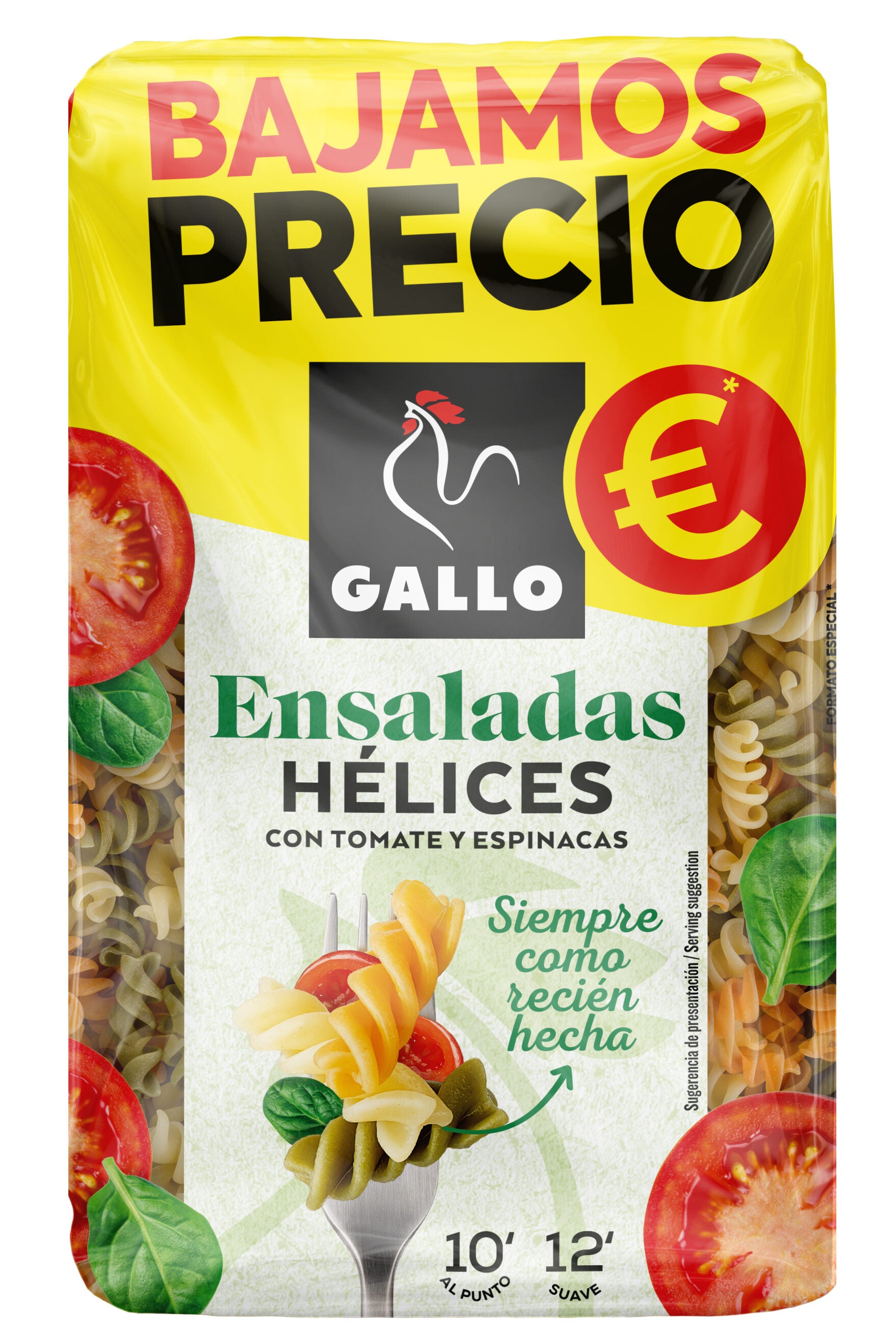 Hélices vegetal Gallo 400g