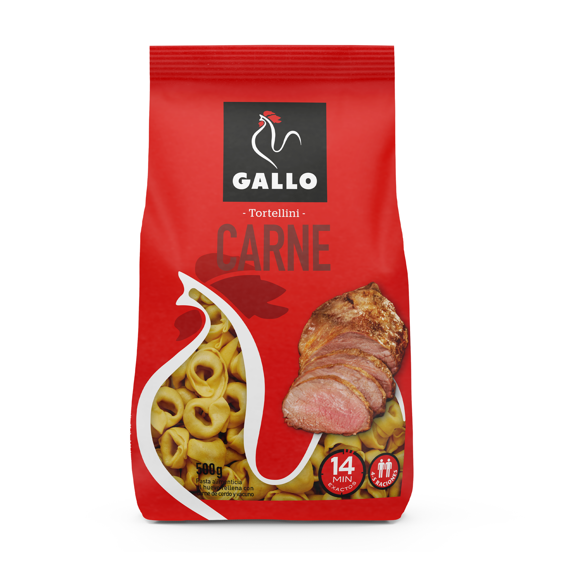 Ravioli relleno carne Gallo 500g