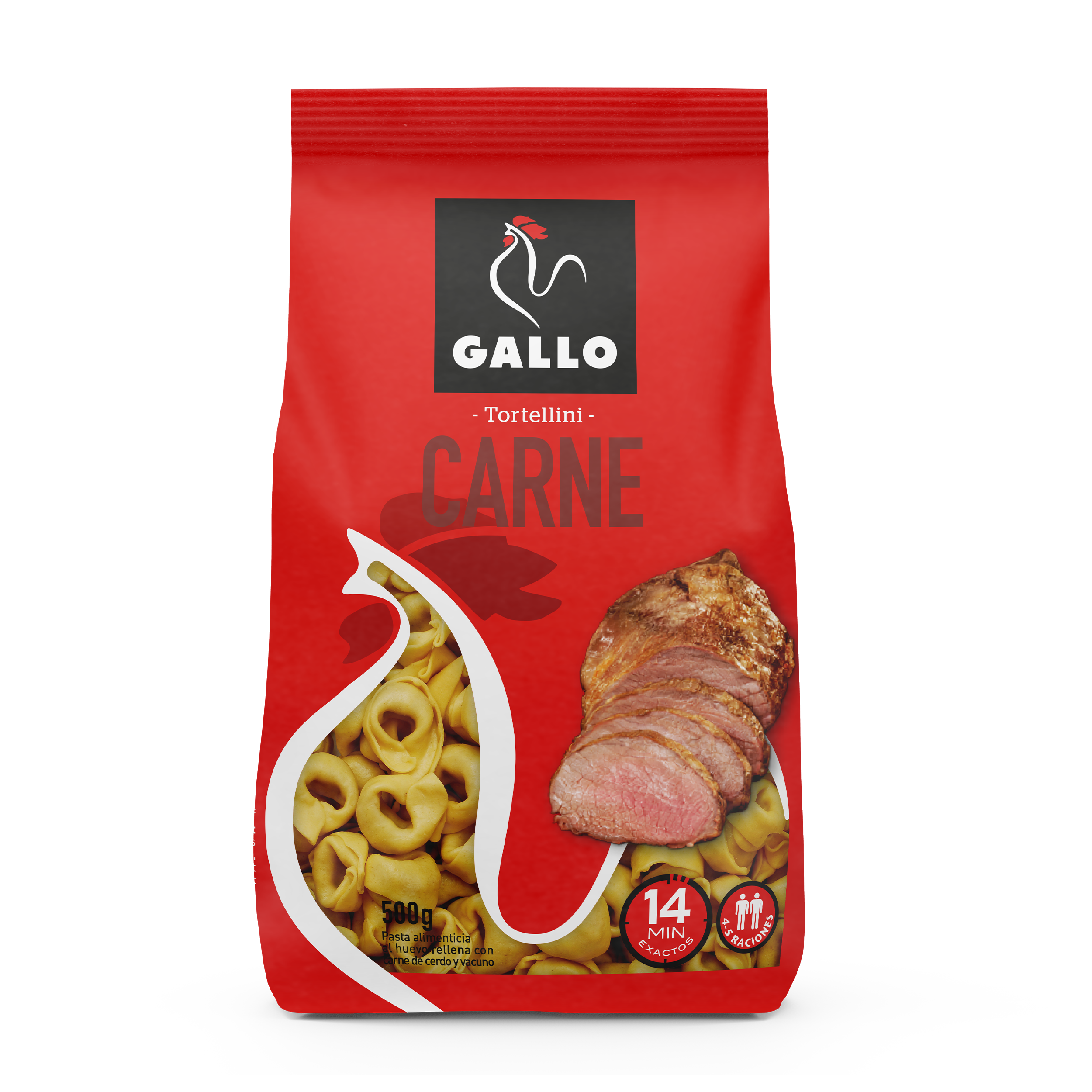 Ravioli relleno carne Gallo 500g