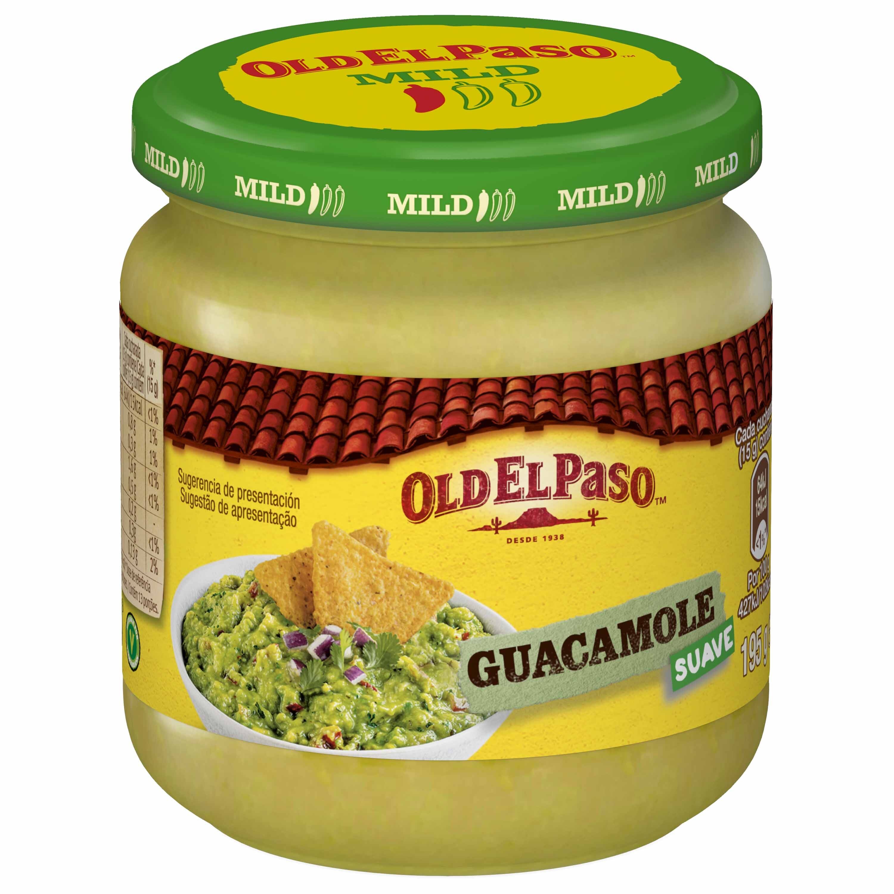 Salsa guacamole cristal Old paso 195g