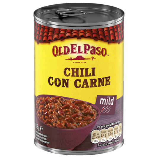 Chili c/ carne Old paso 418g La Despensa