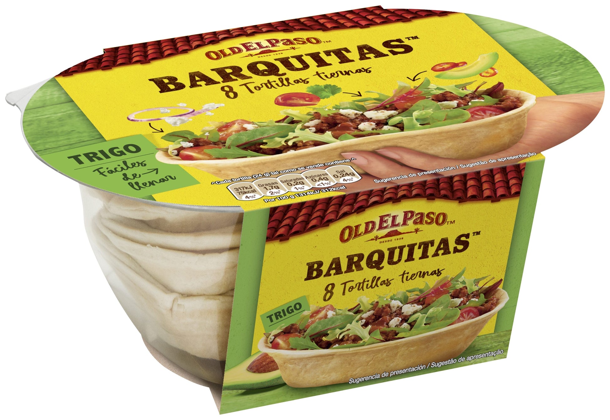Barquita mexicana Old paso 163g