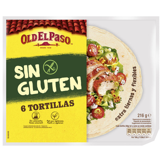 Tortillas s/gluten Old paso 216g La Despensa