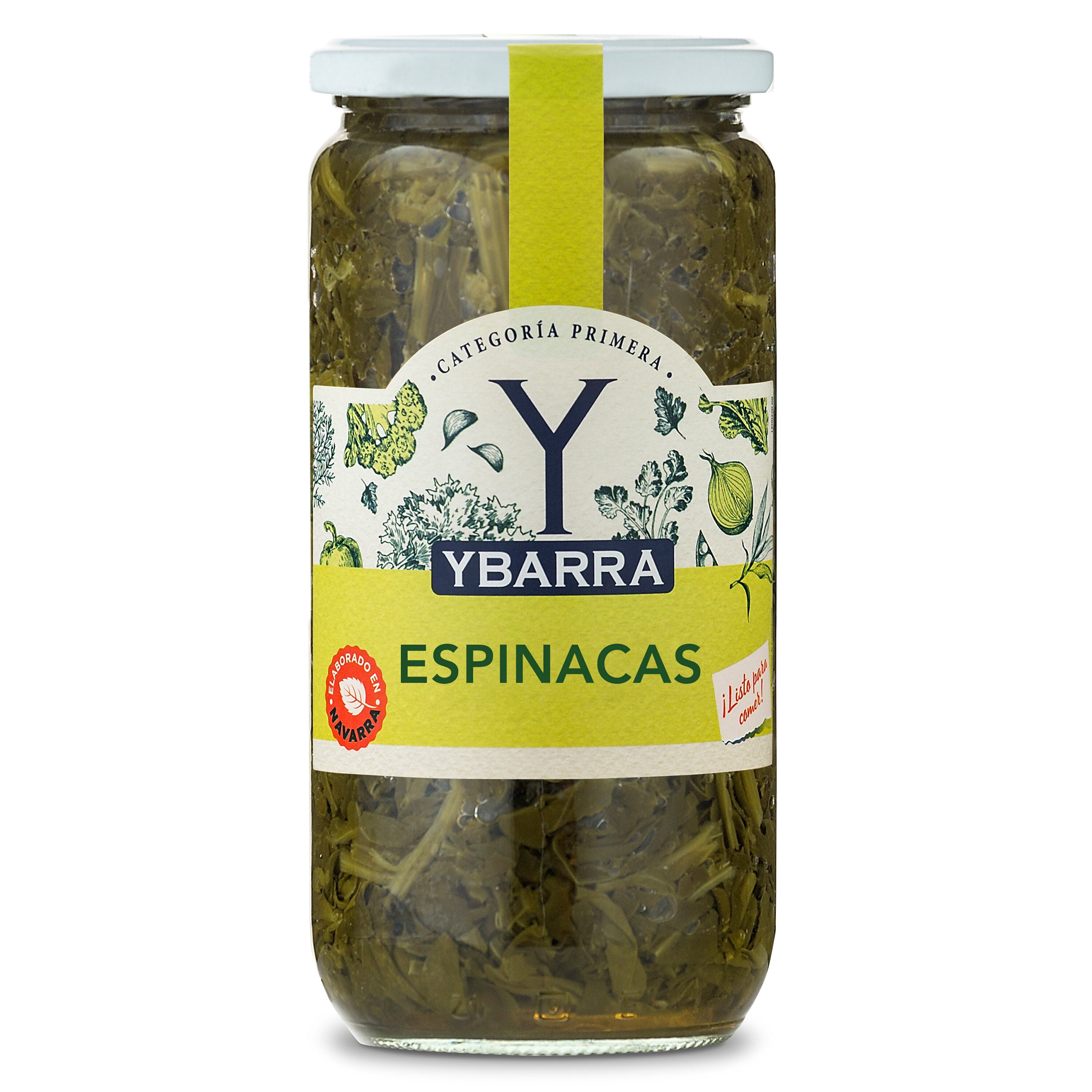 Espinaca cristal Ybarra 425g escurr