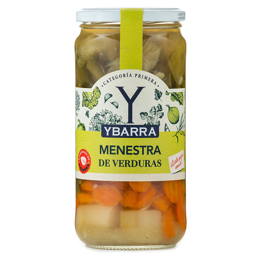 Menestra verduras cristal Ybarra 400g escurr La Despensa
