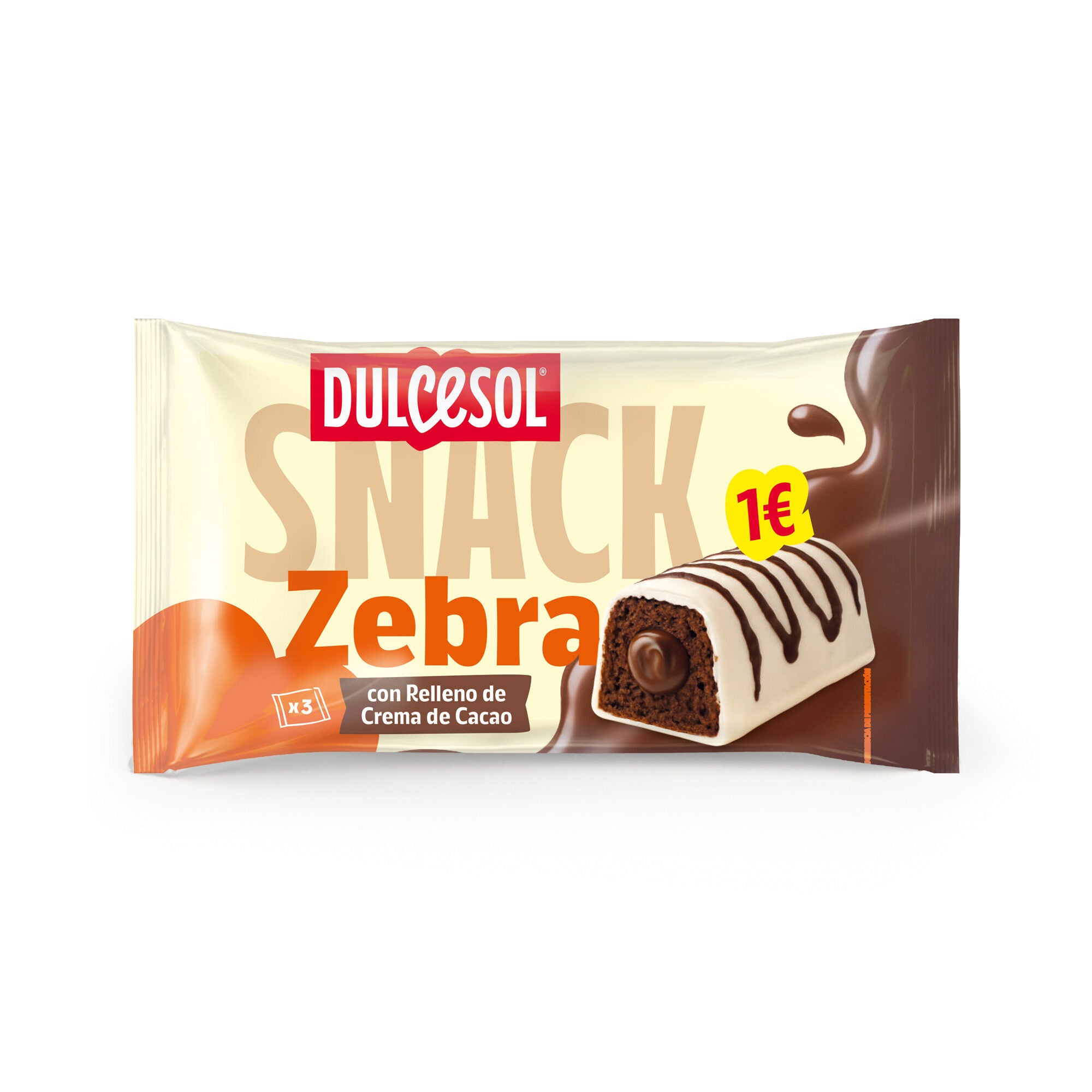 Bombón zebra Dulcesol 120g