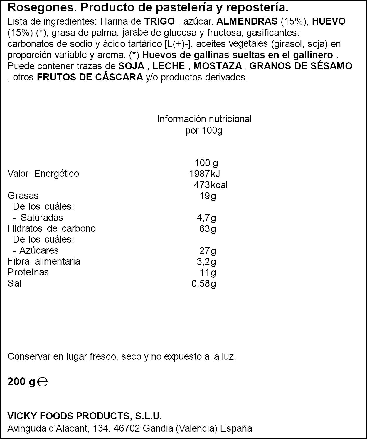 Rosegon  Dulcesol 200g