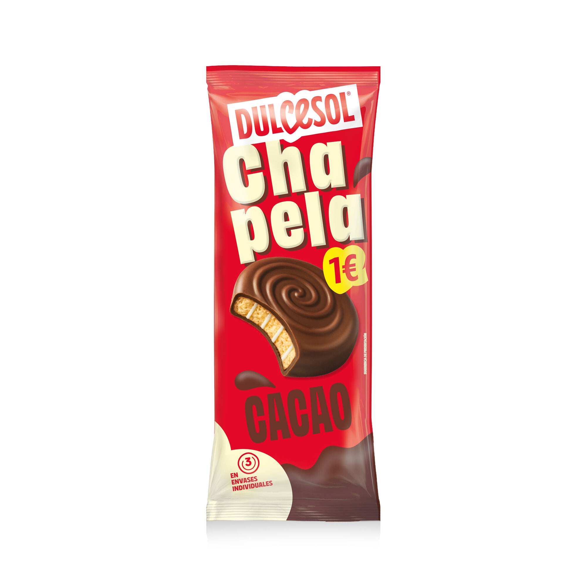 Chapela chocolate Dulcesol 126g