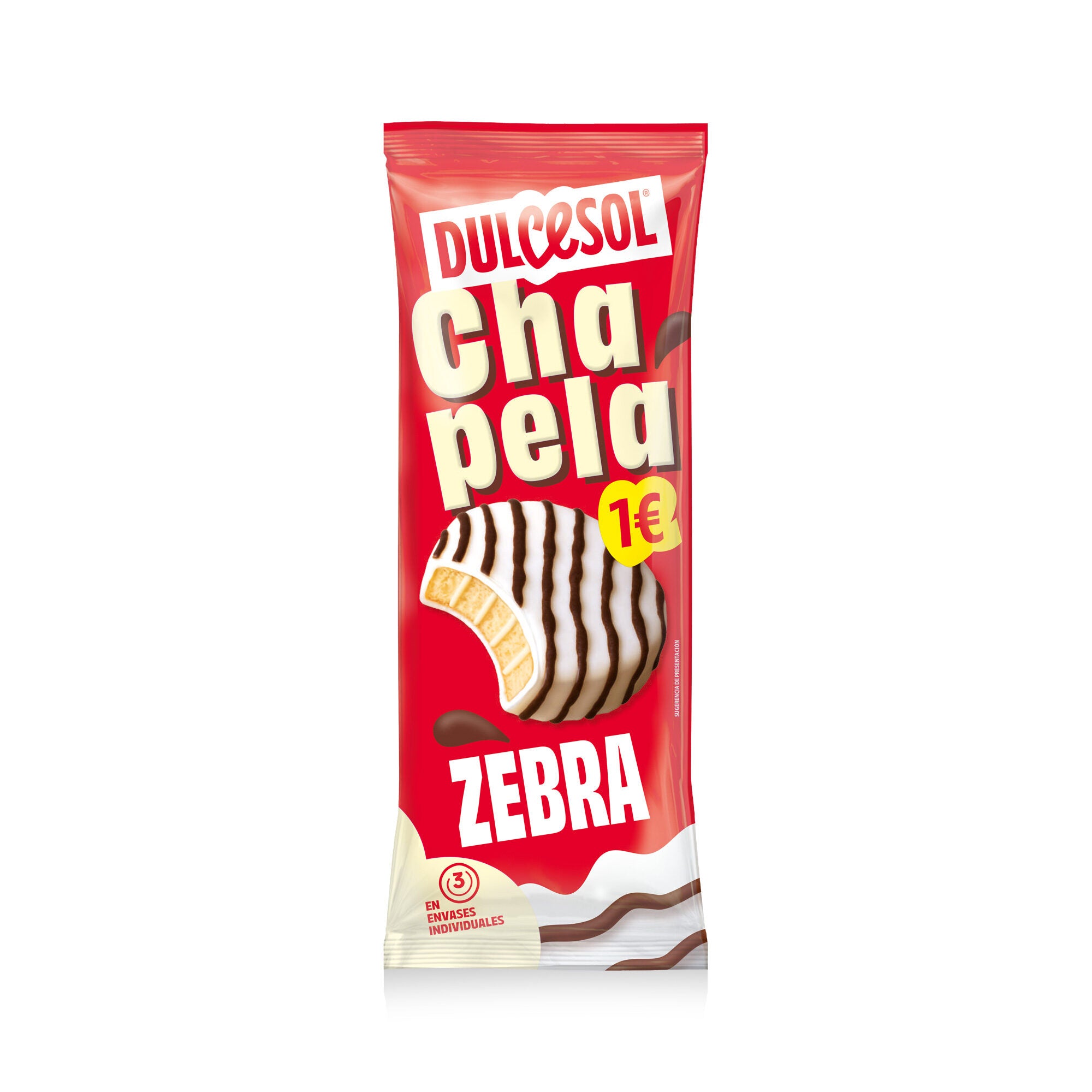 Chapela zebra Dulcesol p3 126g
