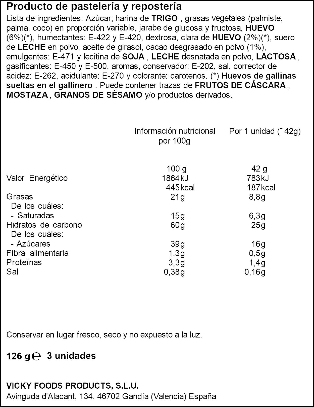 Chapela zebra Dulcesol p3 126g