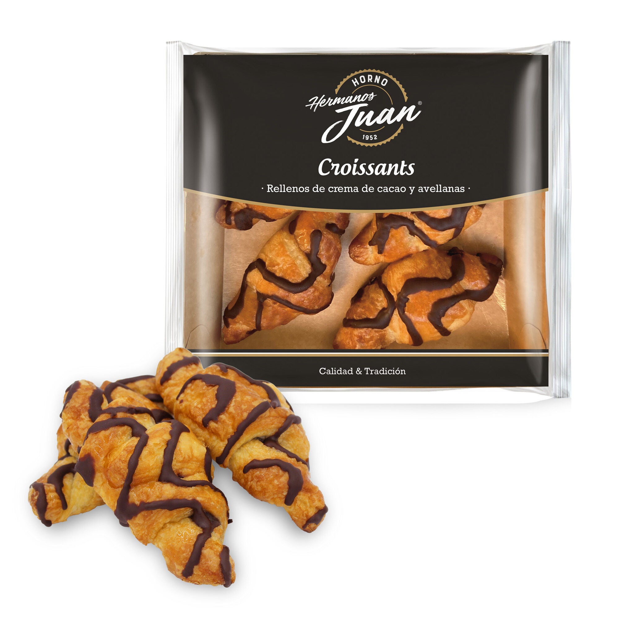 Croissant decoracion cacao Hnos juan p5 178g