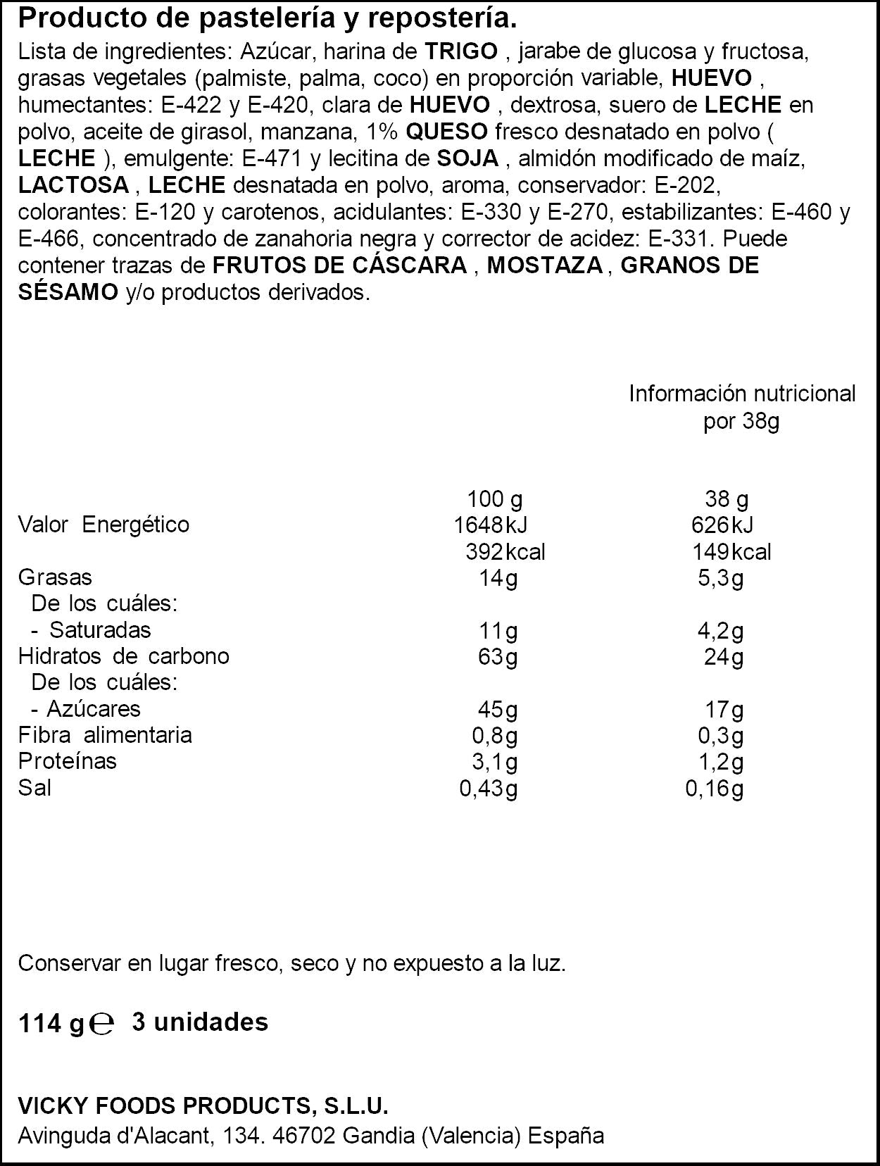Cheesecake  Dulcesol p3 114g