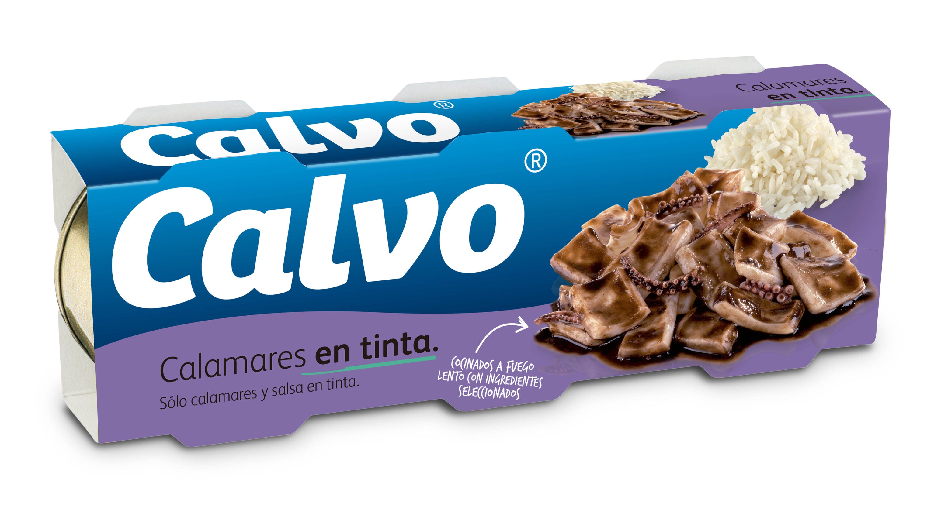 Calamar en su tinta lata Calvo p3 48g/u escurr