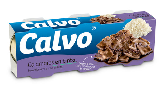 Calamar en su tinta lata Calvo p3 48g/u escurr La Despensa