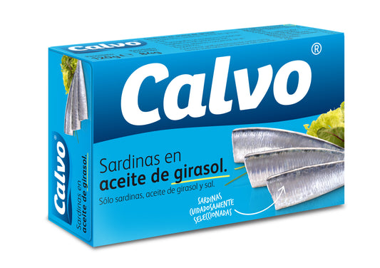 Sardina aceite vegetal r-125 lata Calvo 84g escurr La Despensa