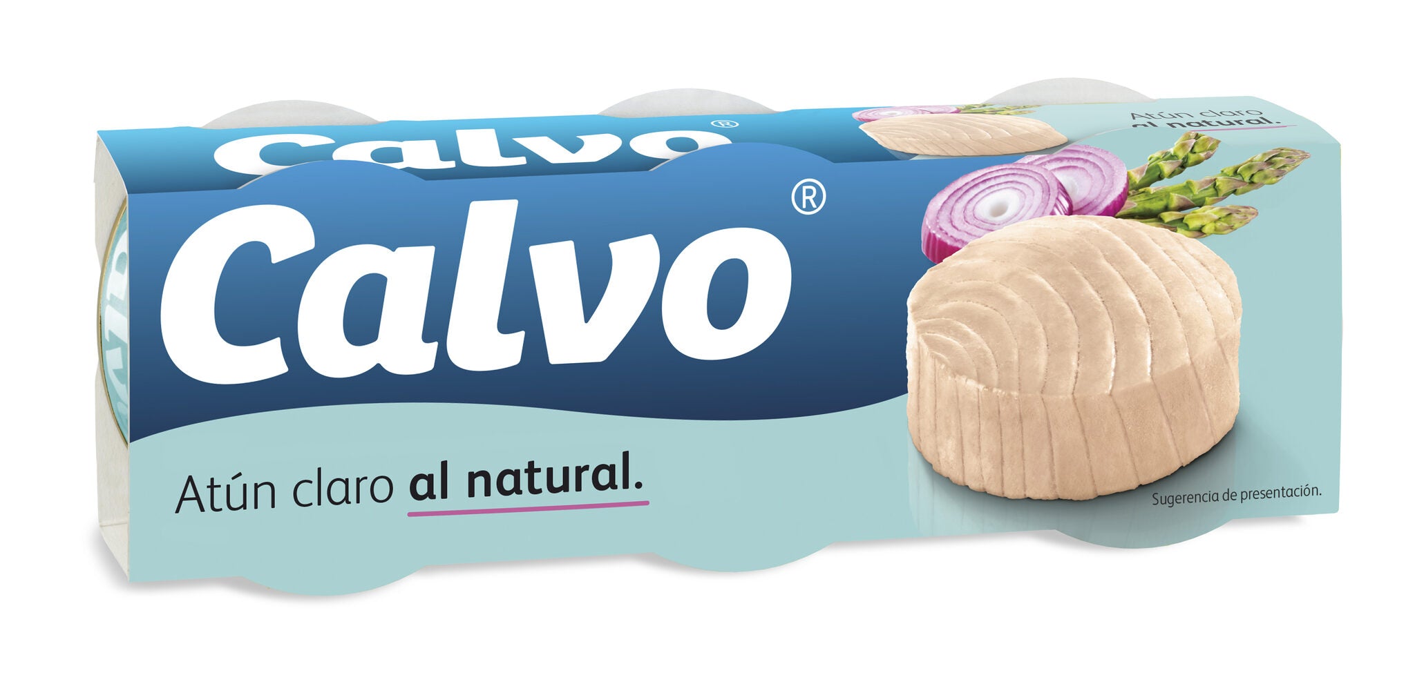 Atun claro natural r85 lata Calvo p3 56g/u escur