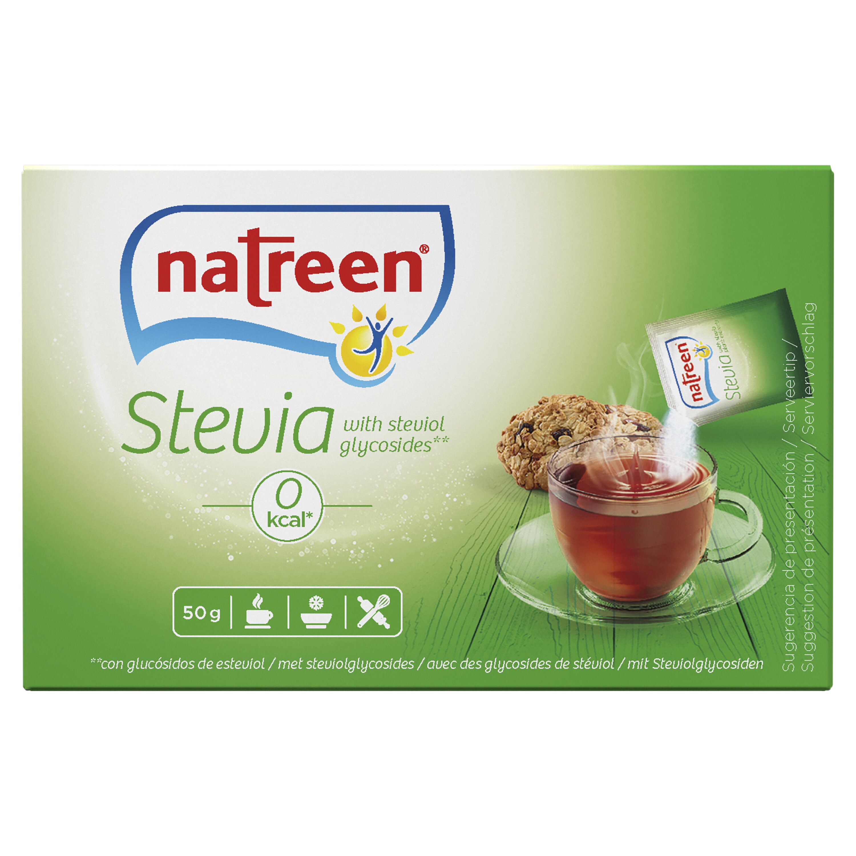 Edulcorante stevia granulado Natreen 50u