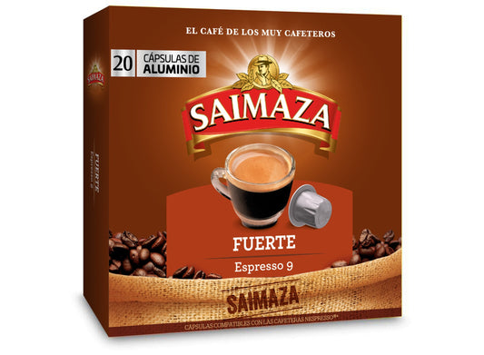Cafe capsulas fuerte Saimaza p20 104g La Despensa