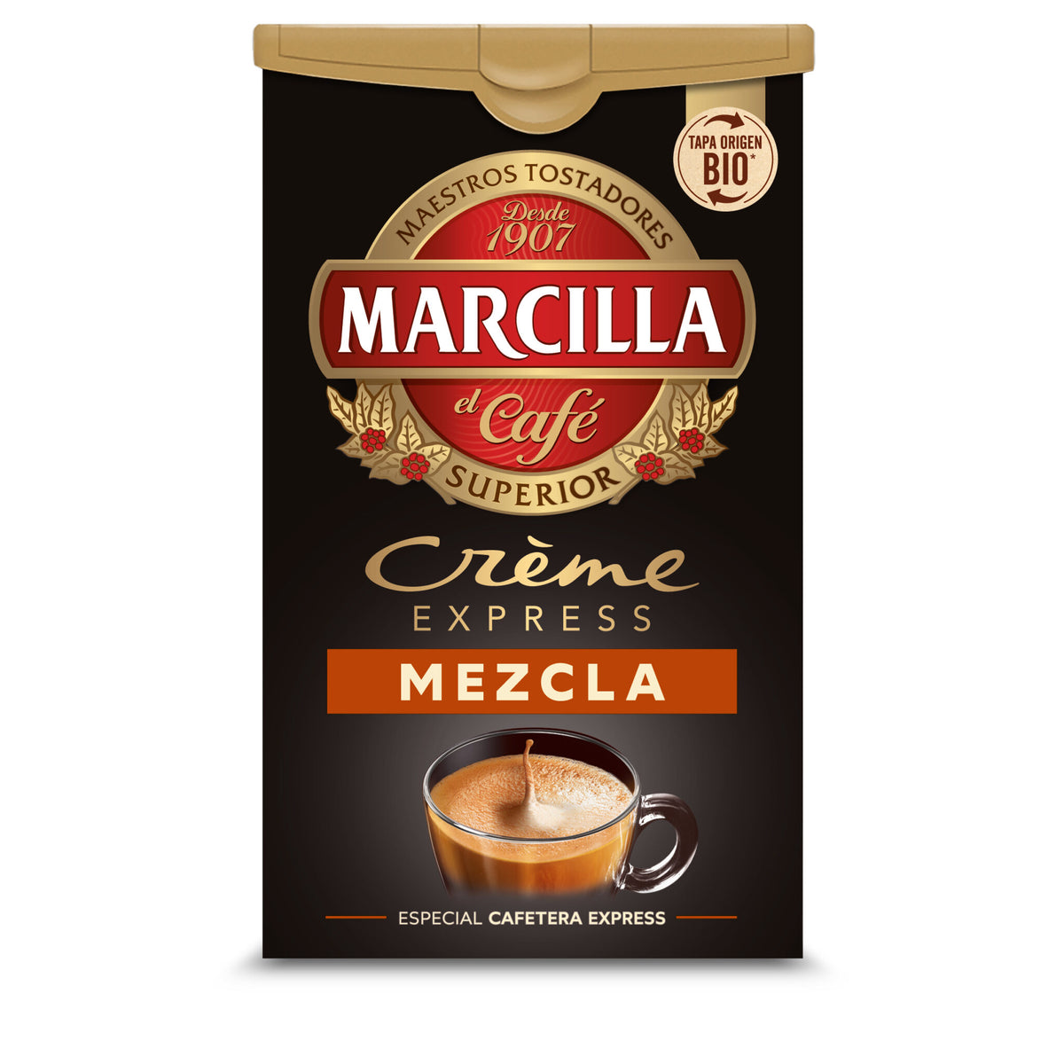 Café molido mezcla mezcla crème express Marcilla 250g