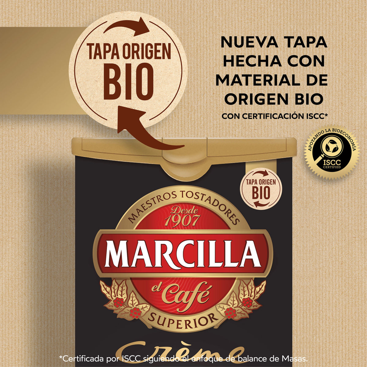 Café molido mezcla mezcla crème express Marcilla 250g