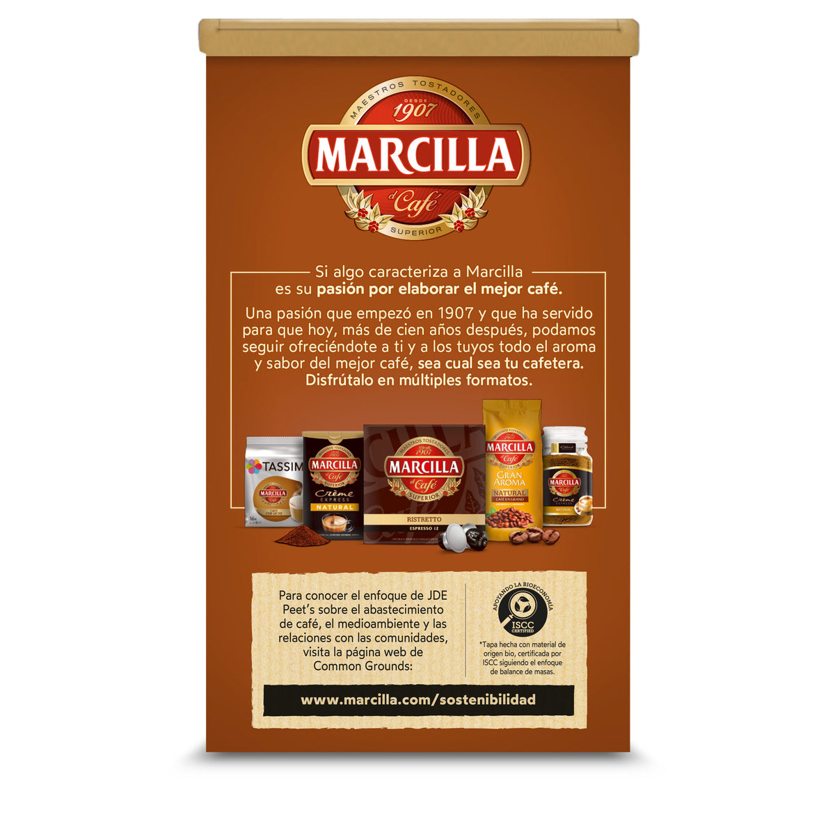 Café molido mezcla 50/50 Marcilla 250g
