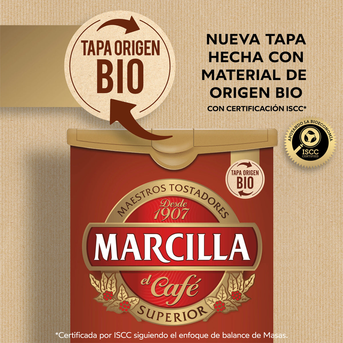 Café molido mezcla 50/50 Marcilla 250g