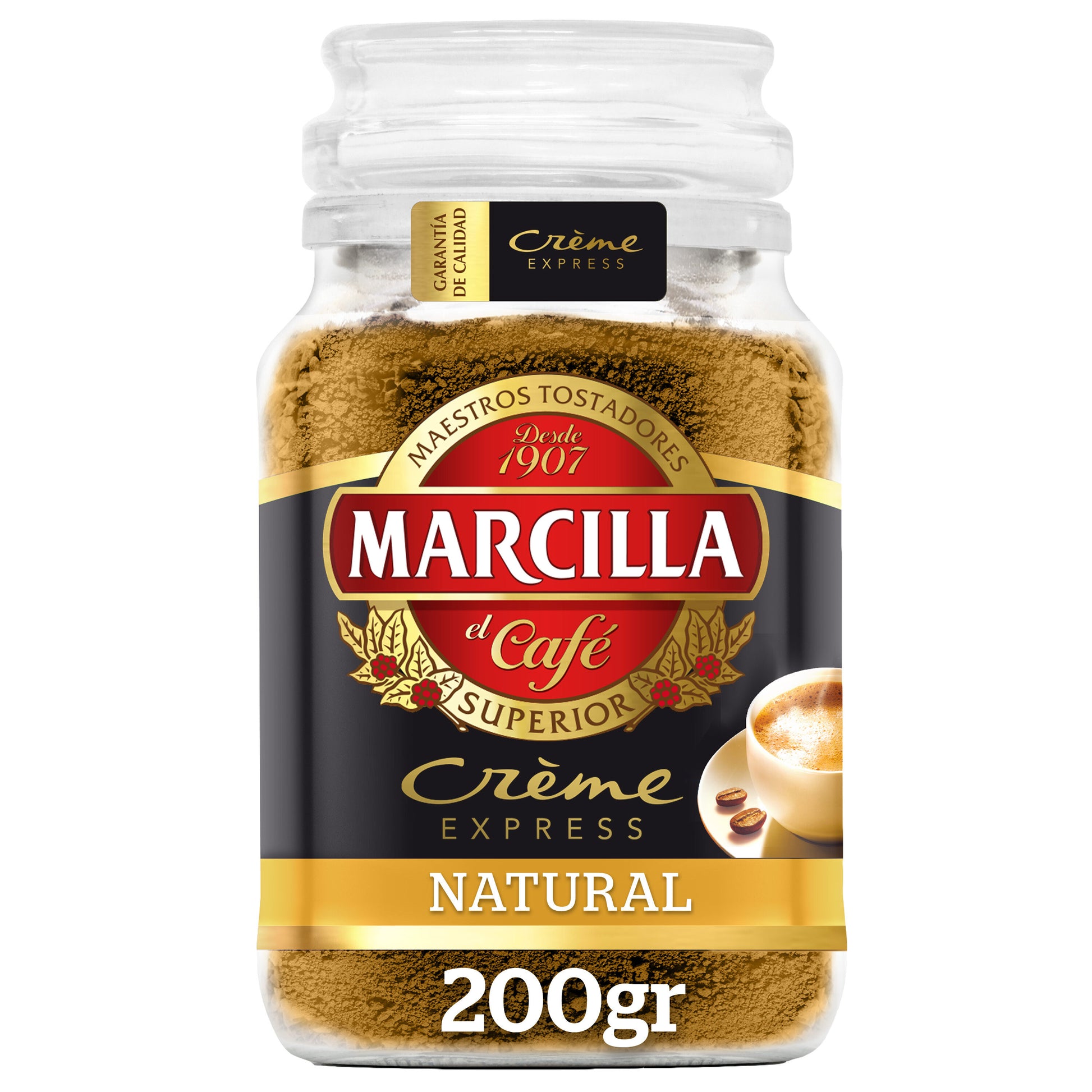 Café soluble natural creme express Marcilla 200g