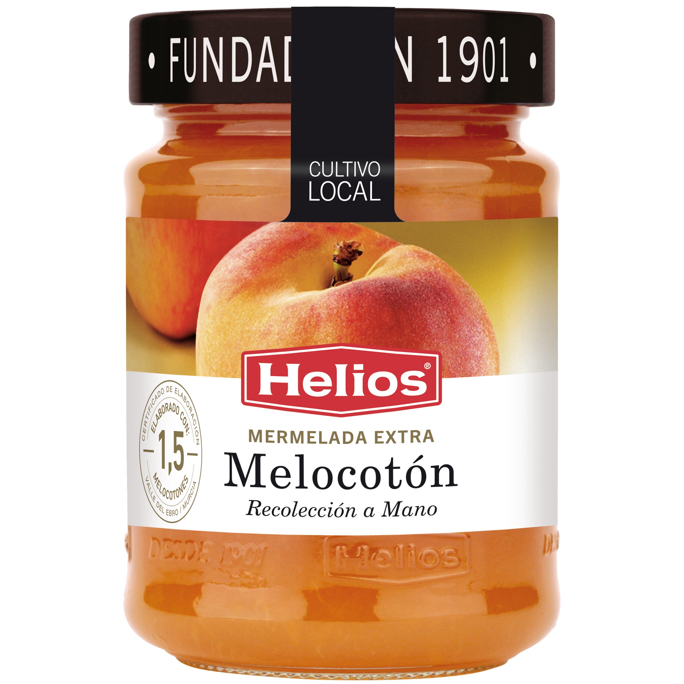 Mermelada melocotón extra Helios 340g