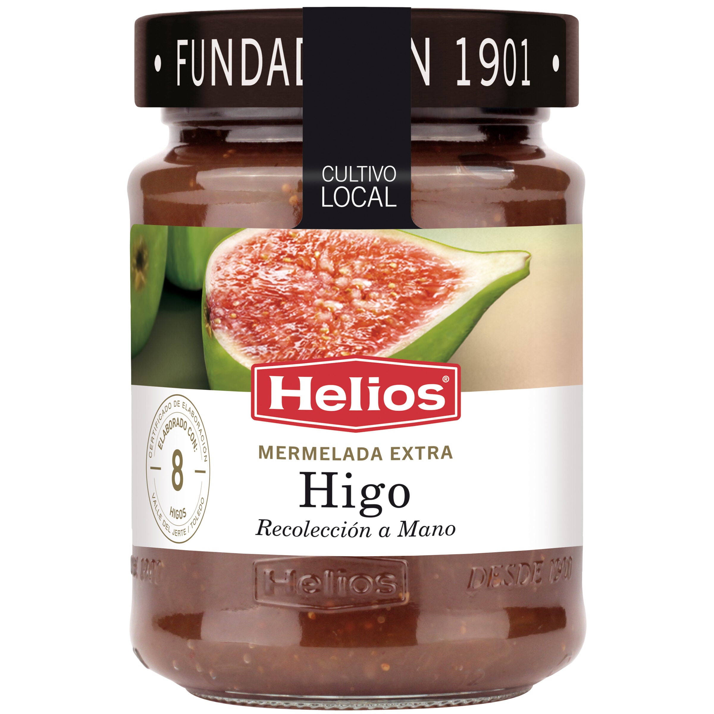 Mermelada higo negro extra Helios 340g