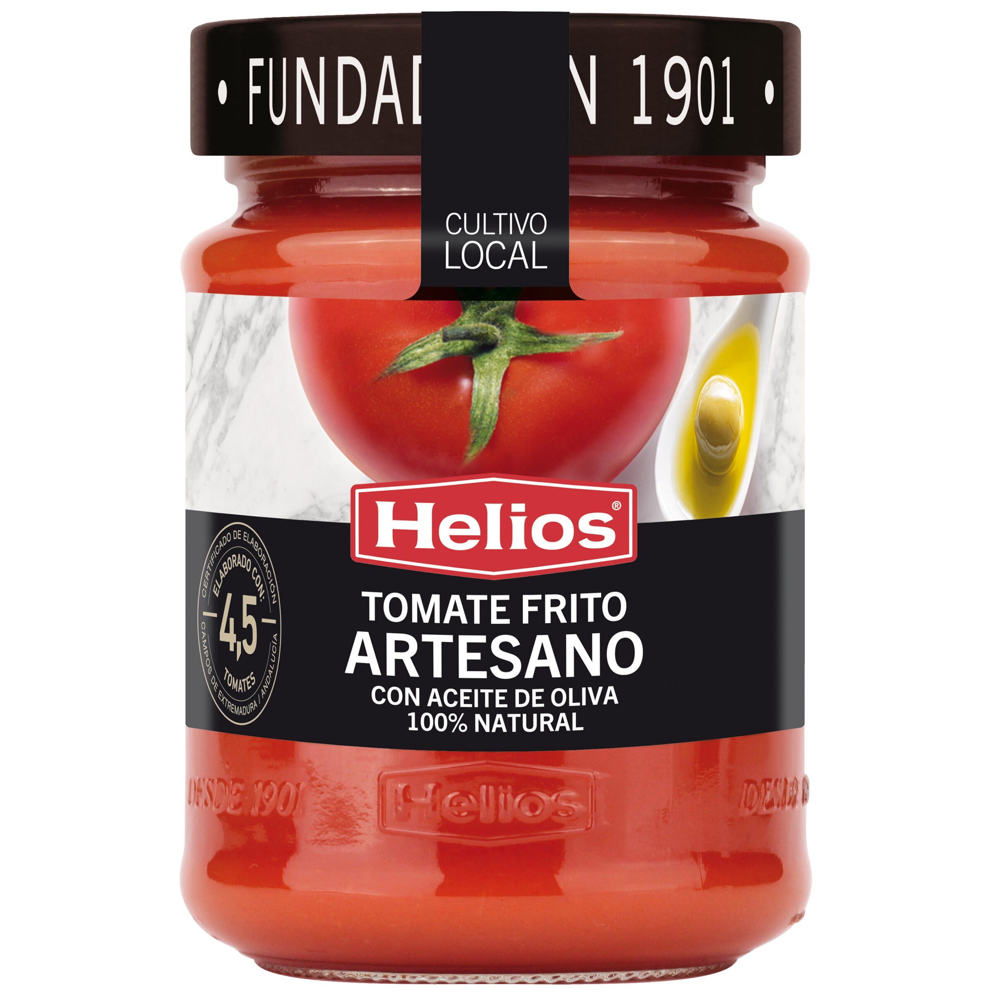 Tomate frito receta artesana cristal Helios 300g