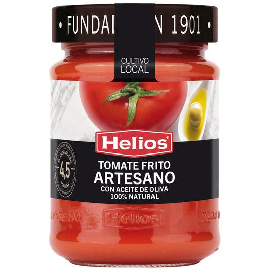 Tomate frito receta artesana cristal Helios 300g La Despensa