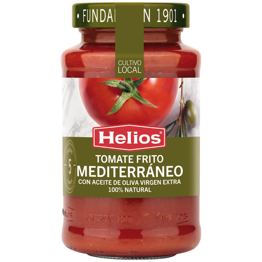 Tomate frito mediterráneo cristal Helios 560g La Despensa