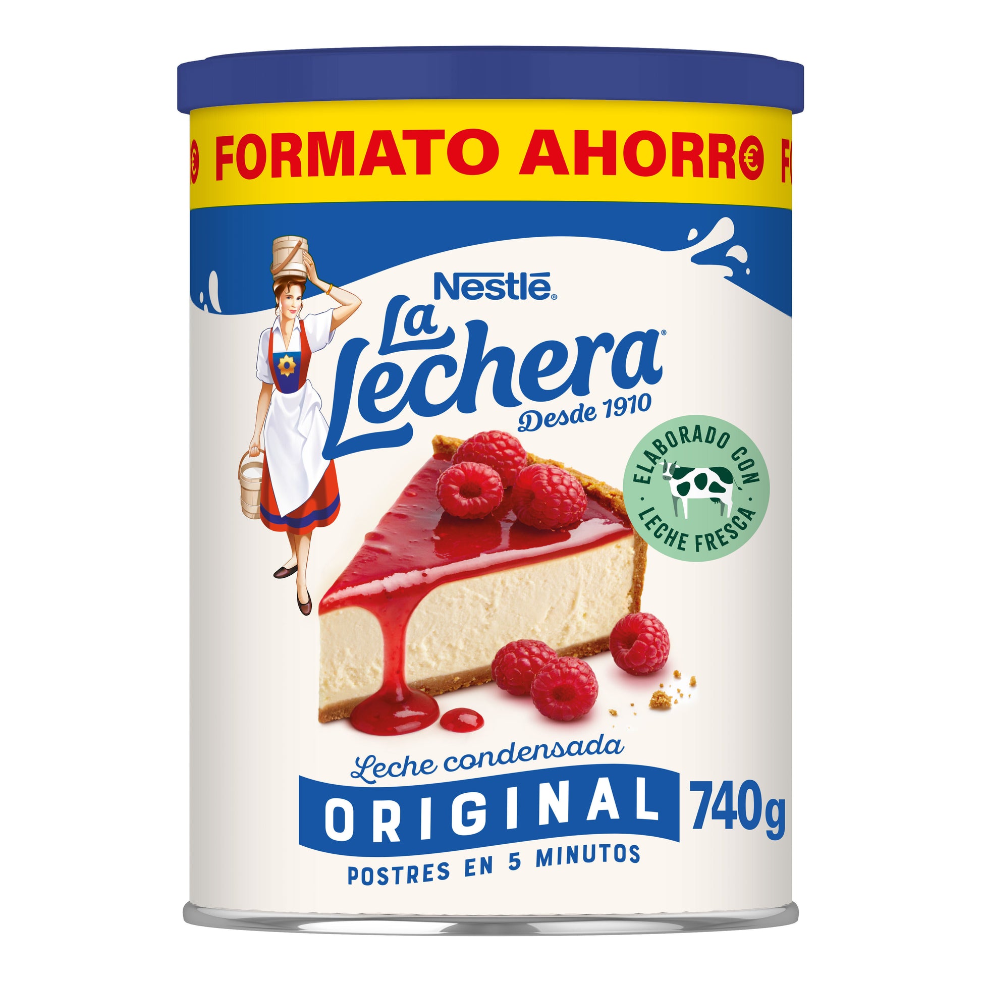 Leche condensada entera  La lechera 740g