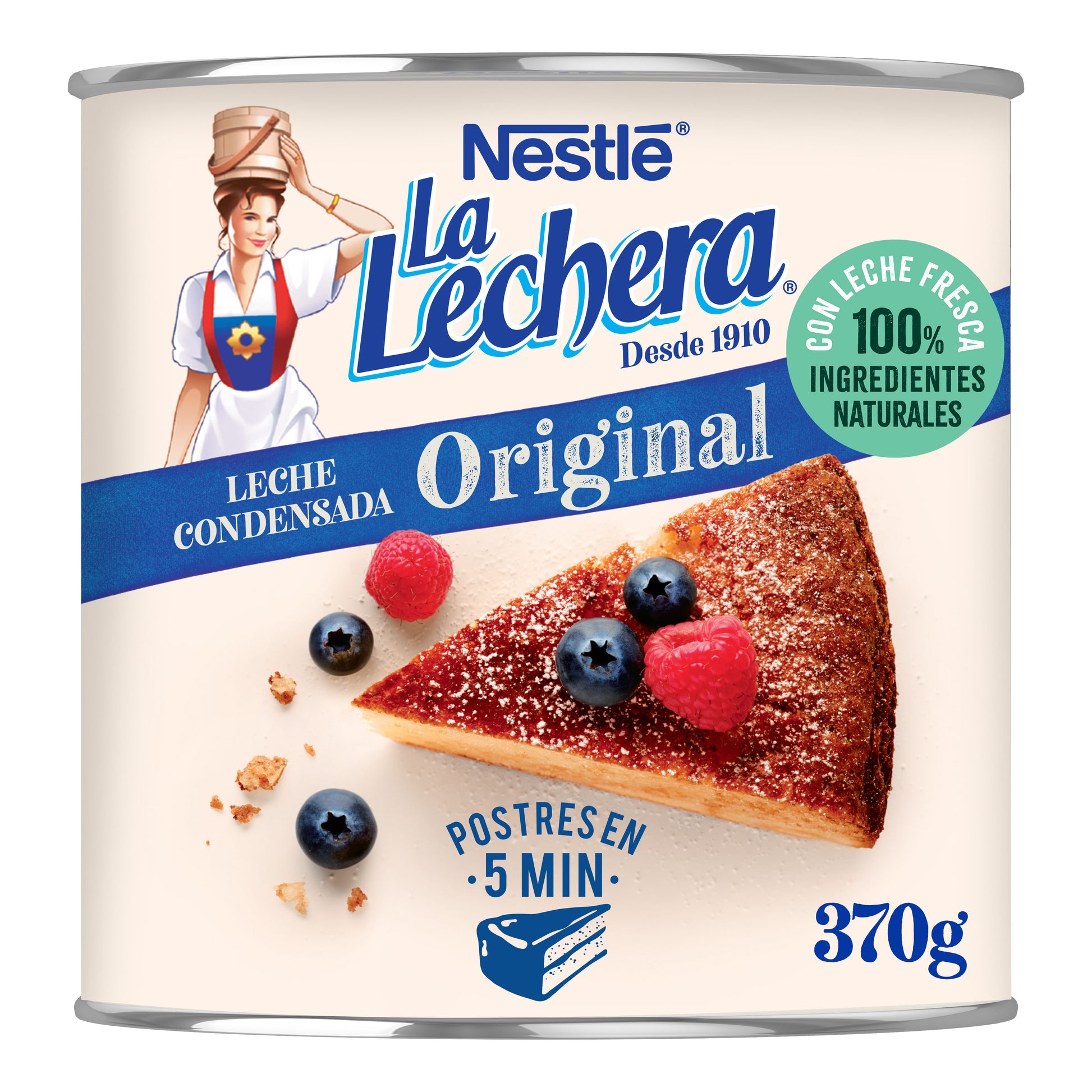 Leche condensada entera  La lechera 370g