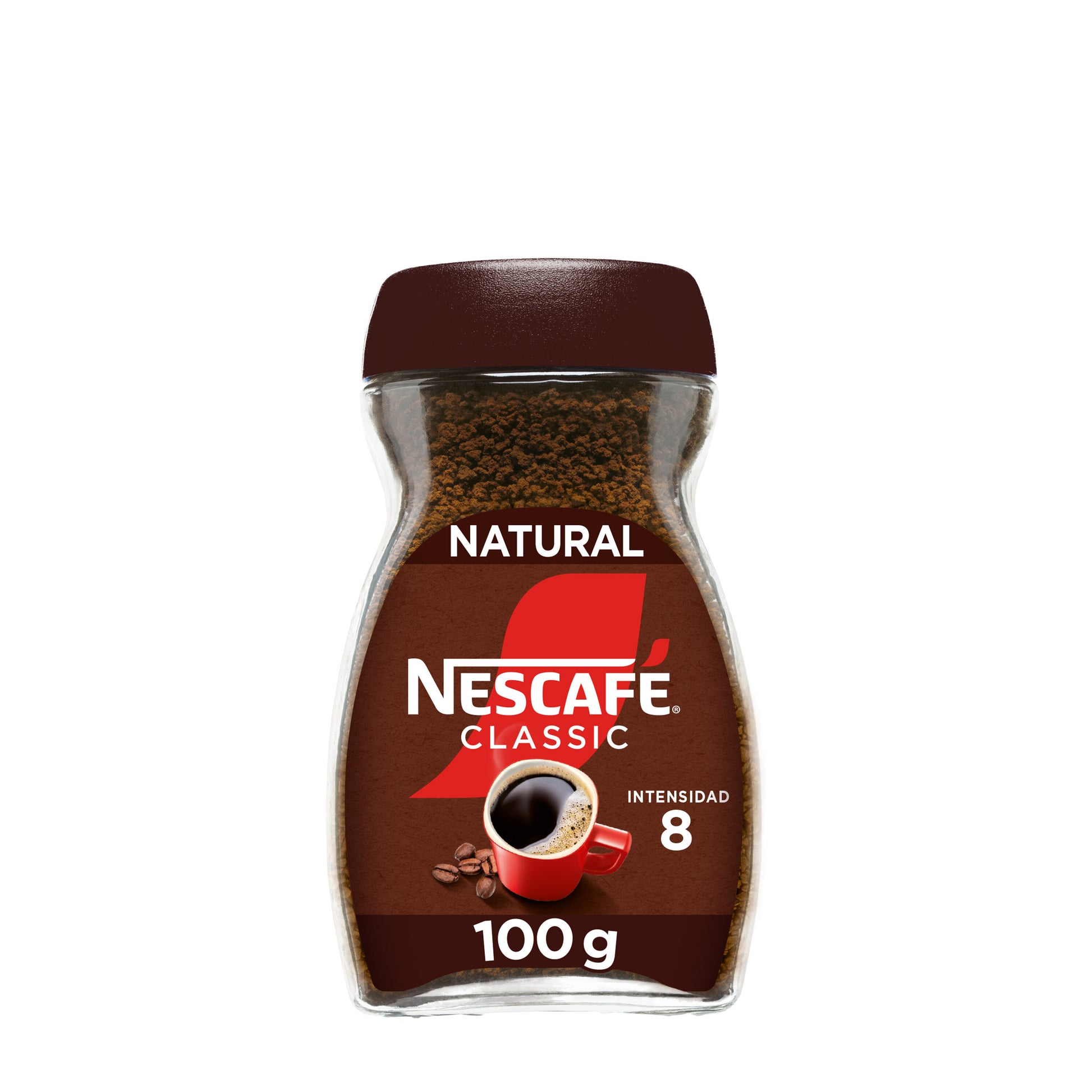 Café soluble natural Nescafe 100g