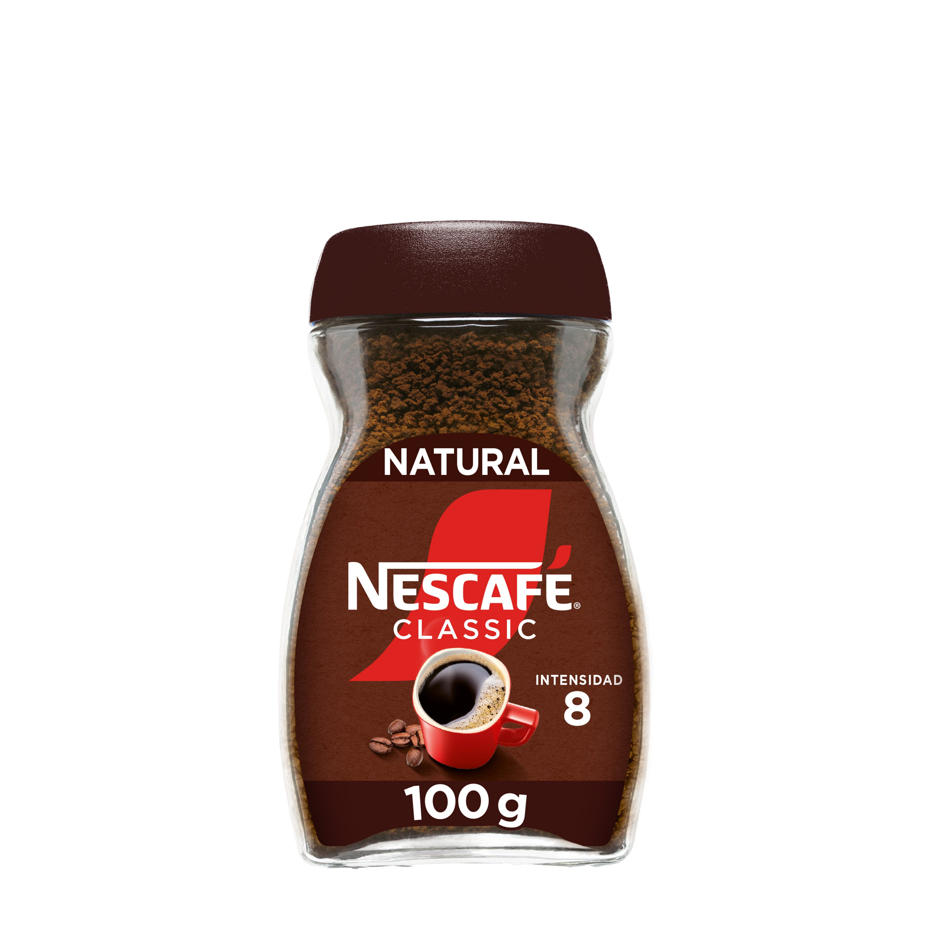 Café soluble natural Nescafe 100g