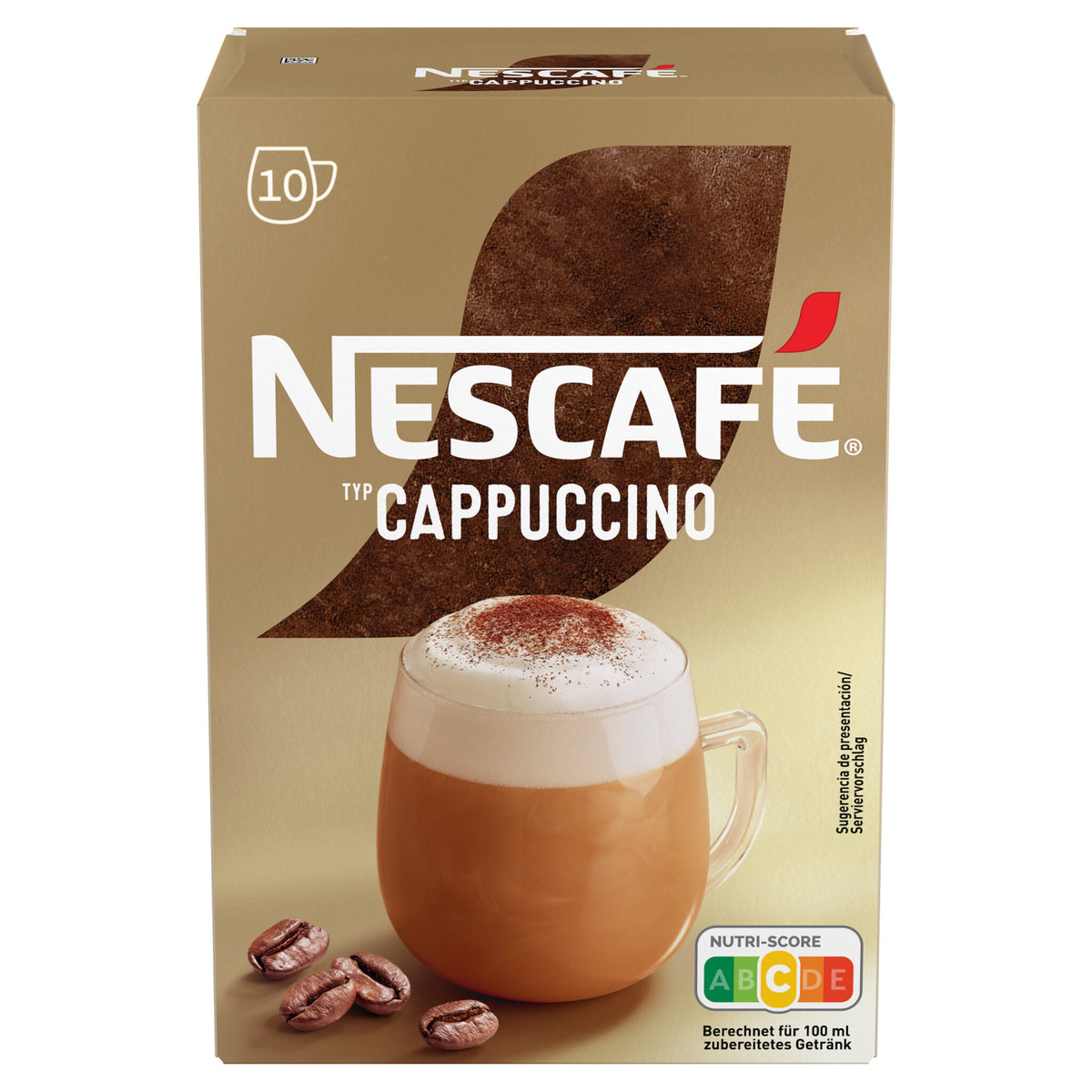 Café soluble capuccino natural sobre Nescafe p10