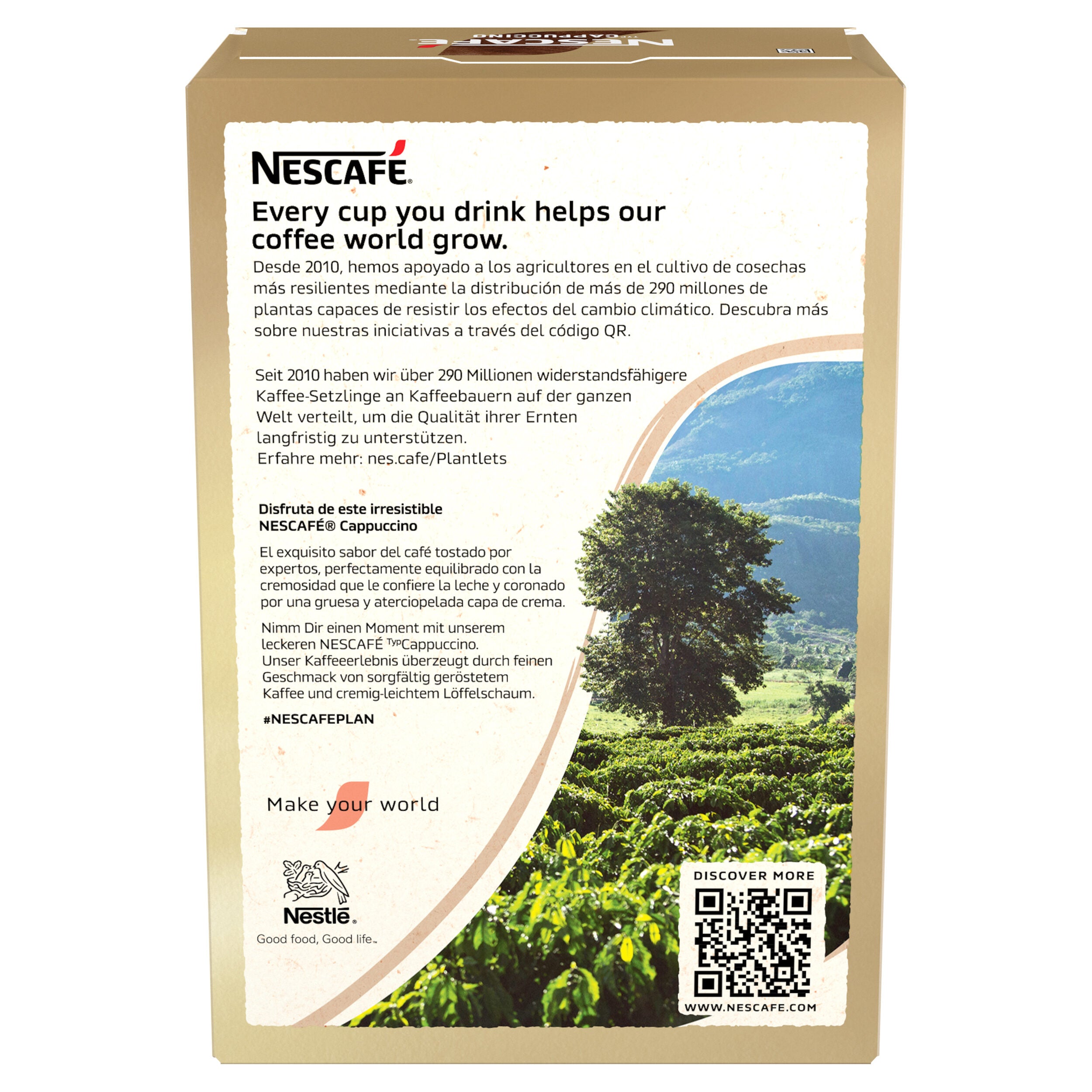 Café soluble capuccino natural sobre Nescafe p10