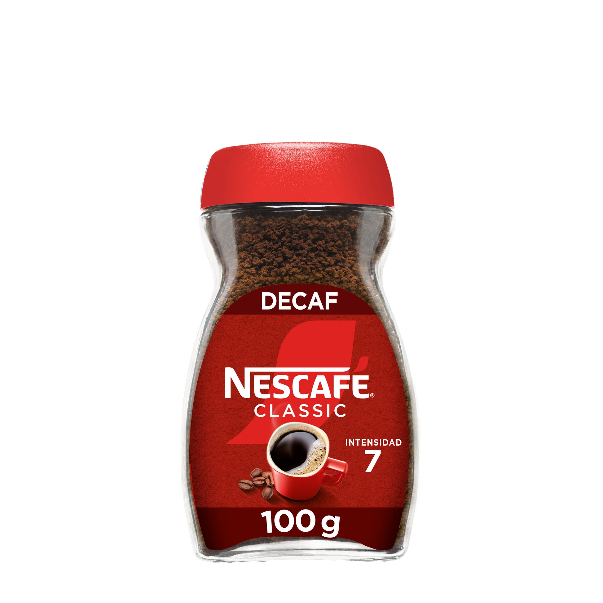 Café soluble descafeinado Nescafe 100g