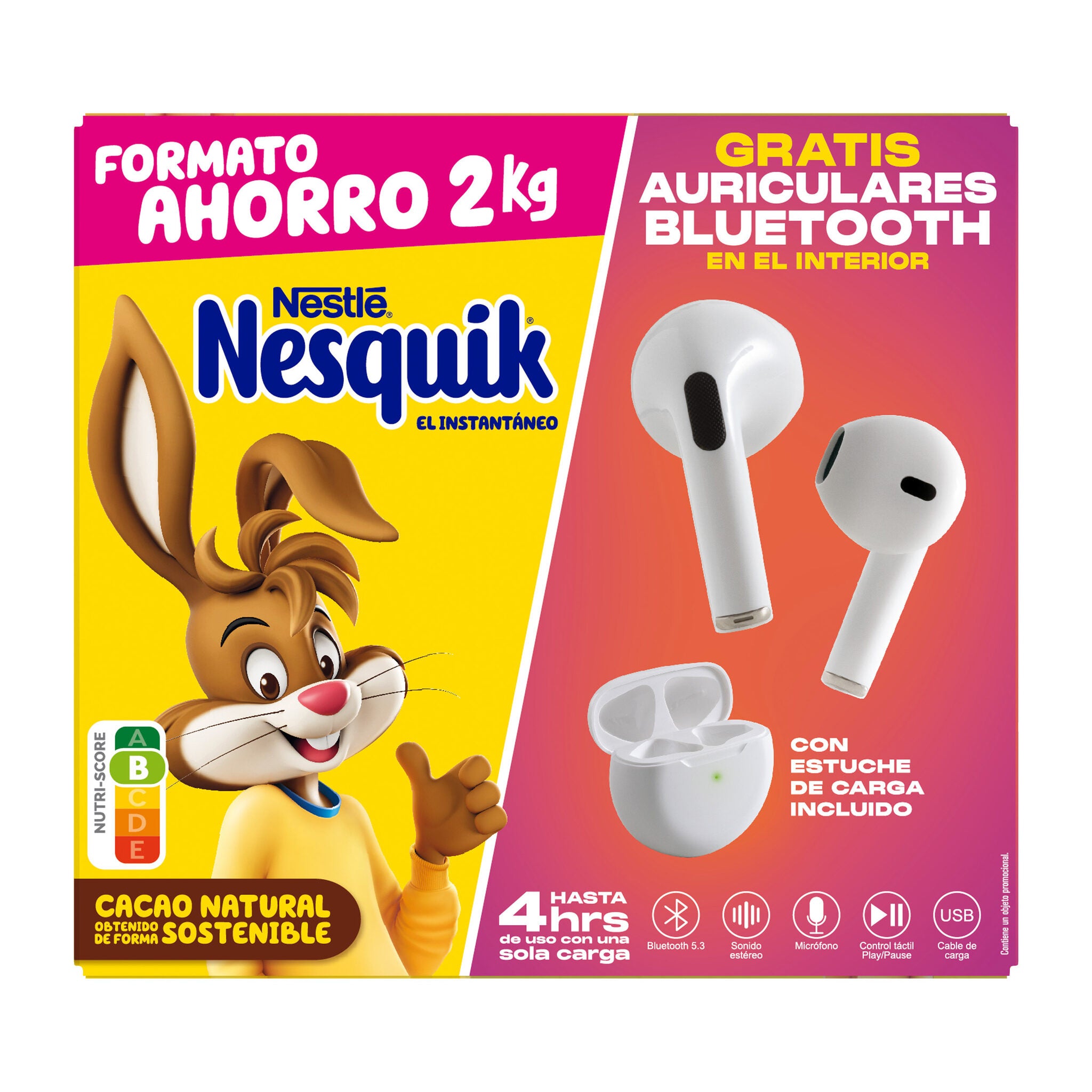 Cacao soluble estuche Nesquik 2kg