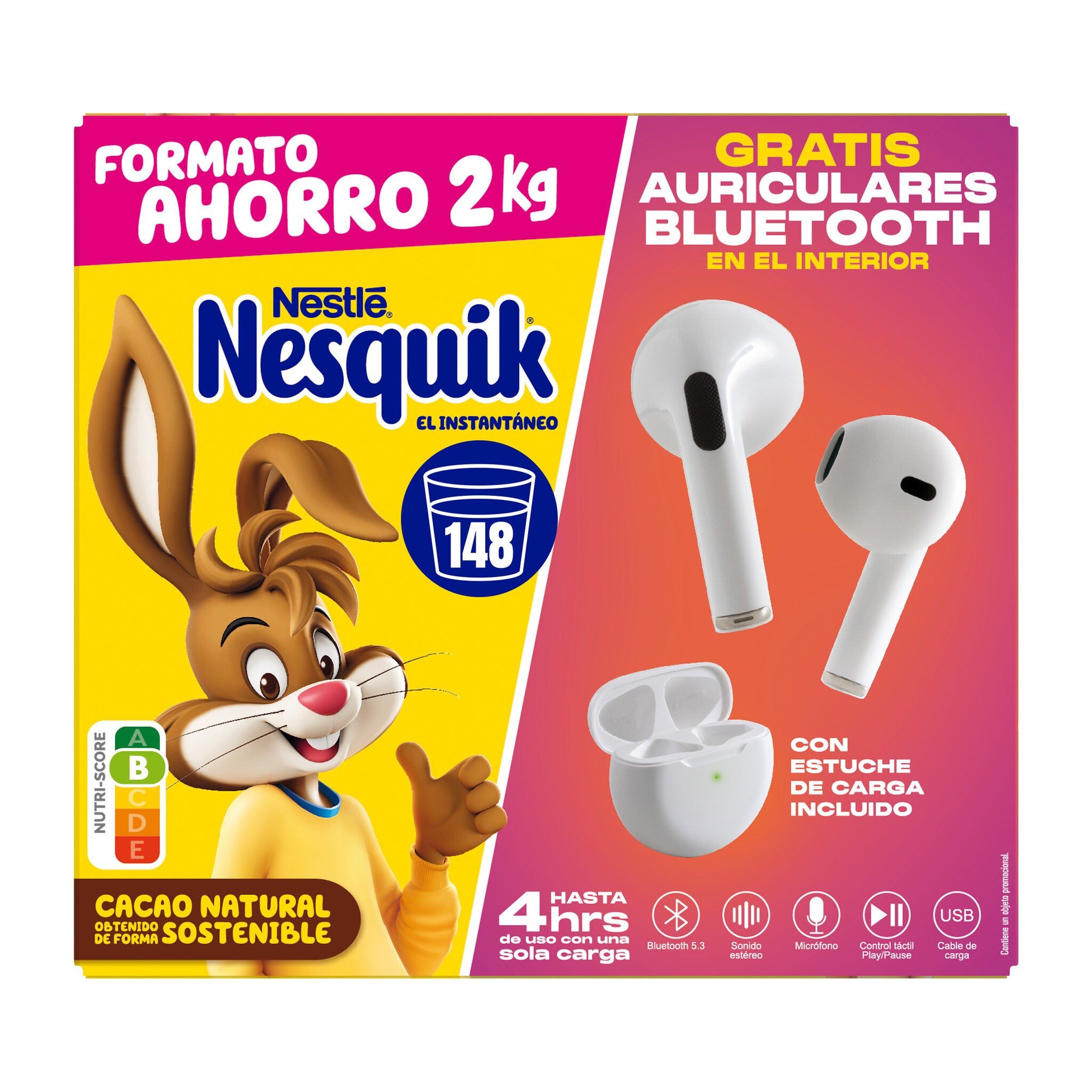 Cacao soluble estuche Nesquik 2kg