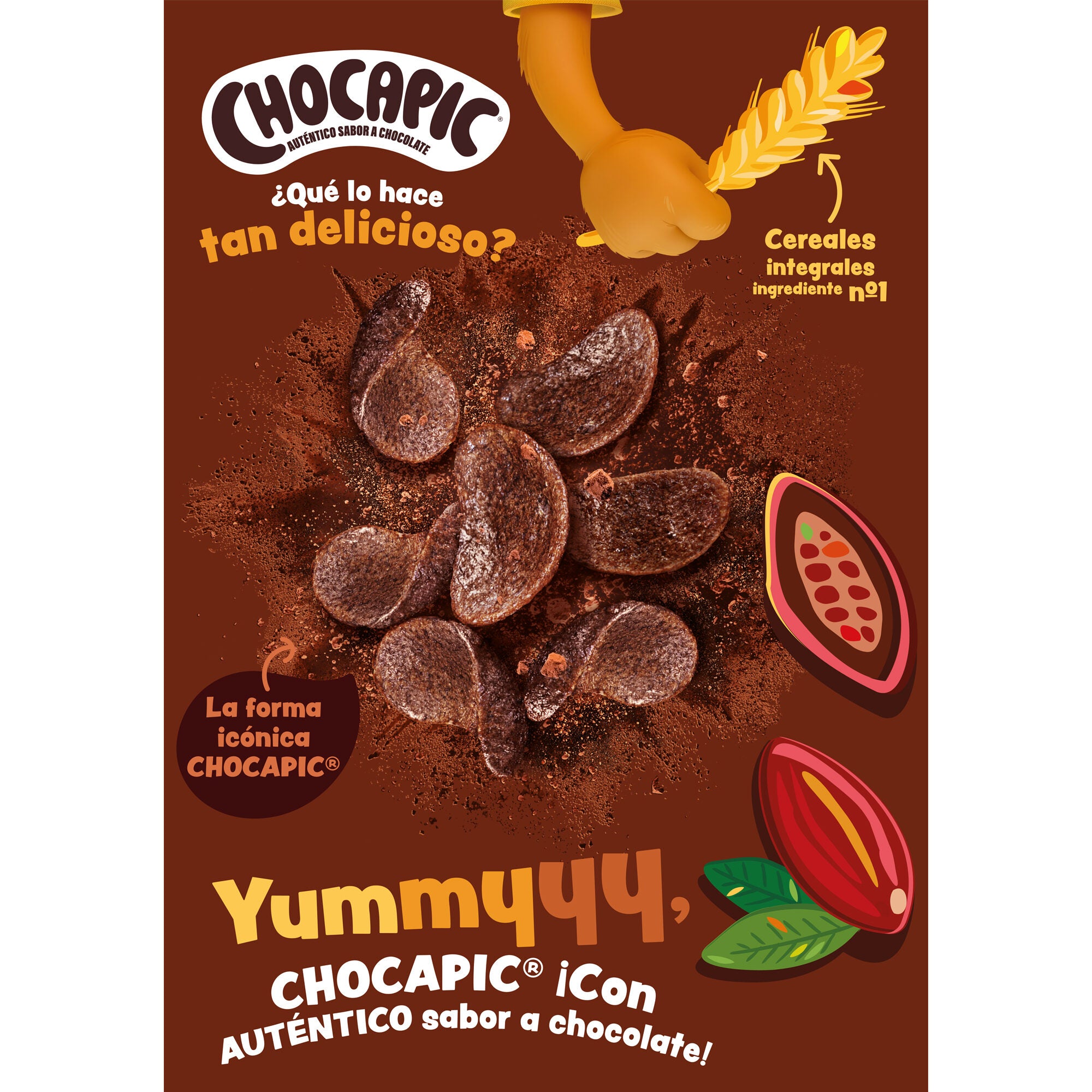 Cereales trigo cacao chocapic Nestle 375g