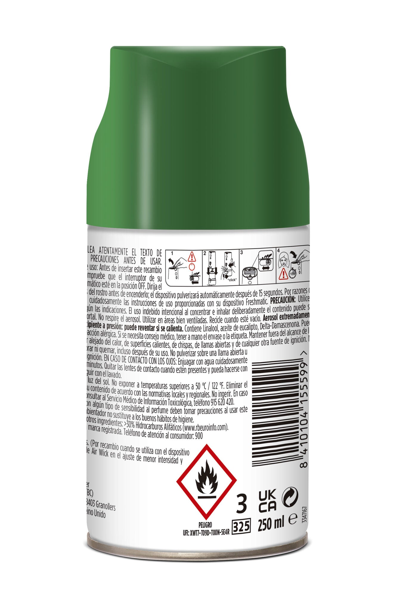 Ambientador automático nenuco recambio freshmatic Air wik 250ml