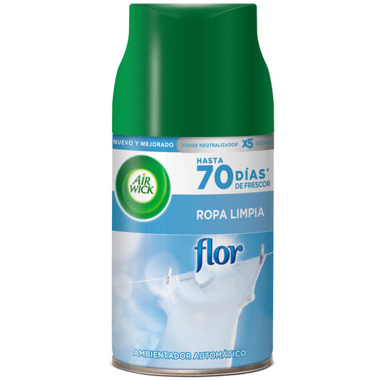 Airwick fres matic fr.ropa rec. flor Air wick 125ml La Despensa