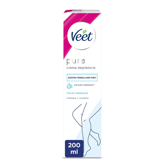 Crema depilatoria pure piel sensible Veet 200ml La Despensa