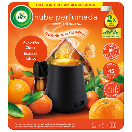Ambientador aparato+recam essent  citrico Air wick 1u La Despensa