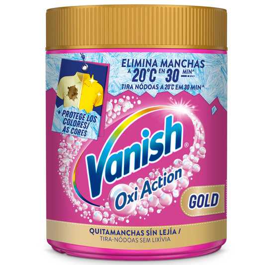 Quitamanchas gold polvo pink Vanish 400g La Despensa