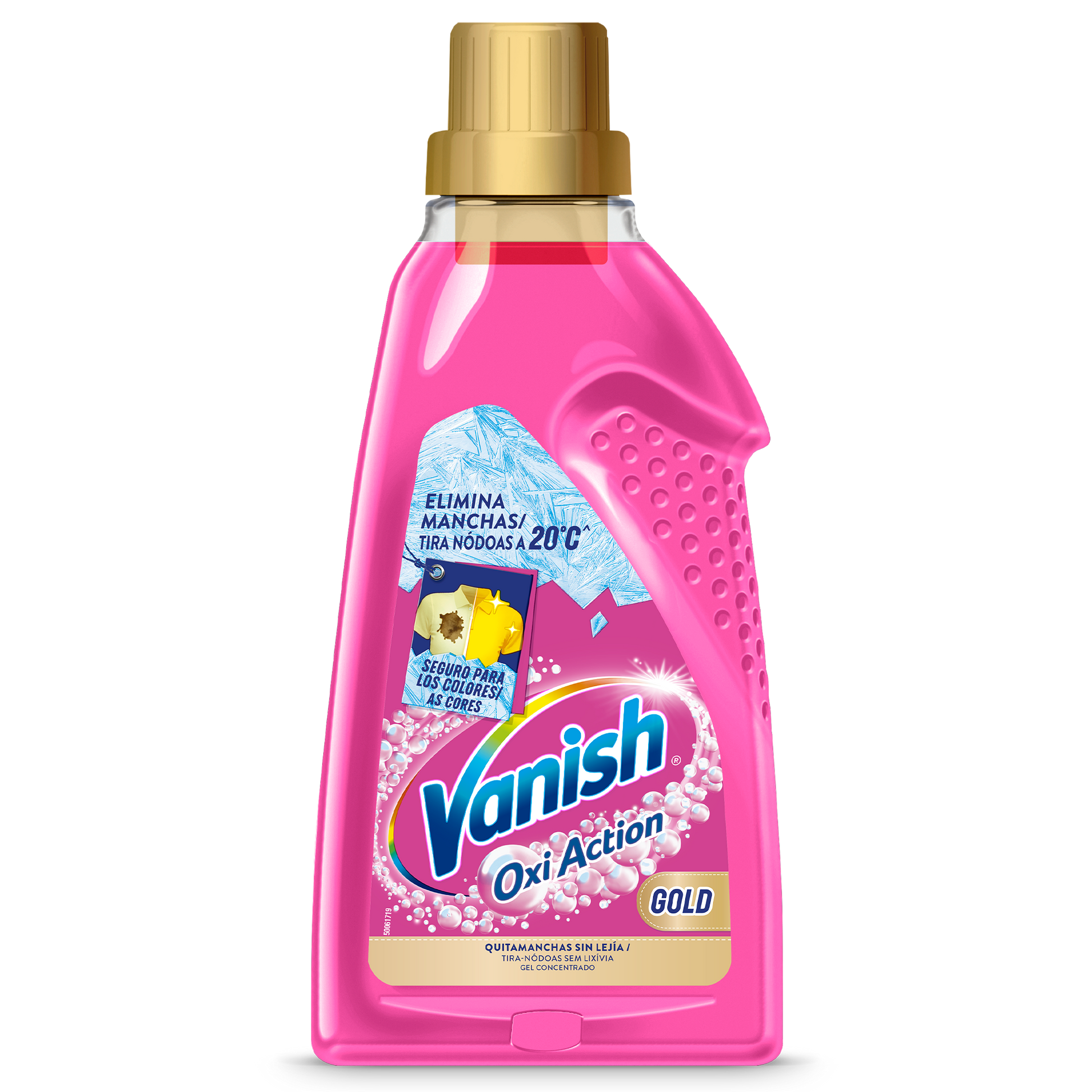Quitamanchas gel gold pink Vanish  690ml