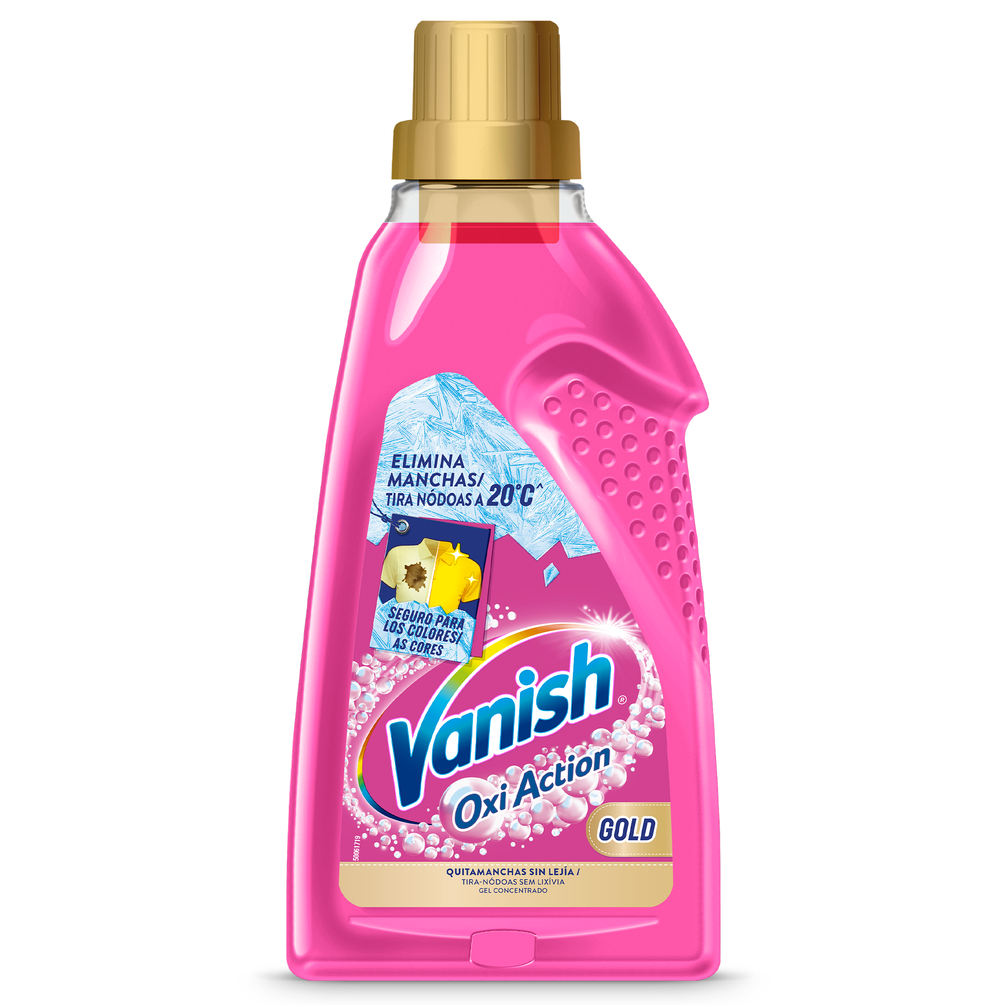 Quitamanchas gel gold pink Vanish  690ml